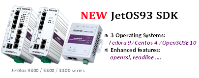 Компания Korenix выпускает обновление для JetOS93 SDK JetBox 9300/5300/3300